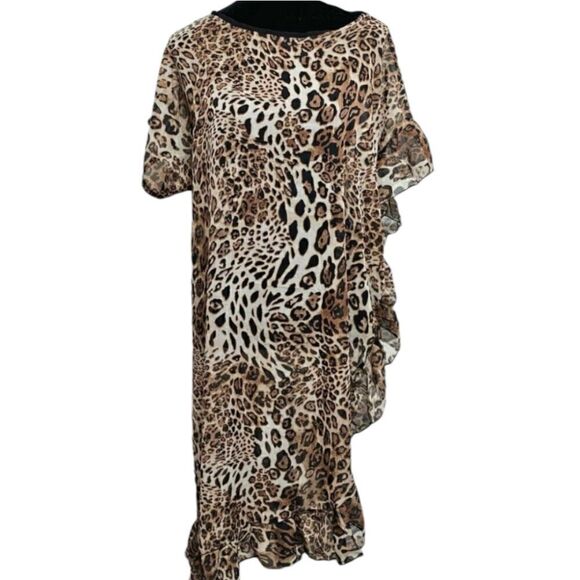 Leopard Swimsuit Cover-Up - Picture 1 of 6